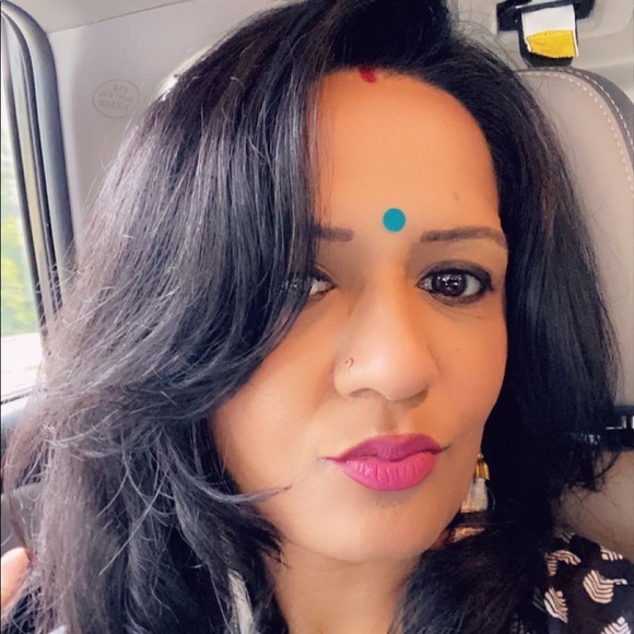 Multicolored Long Forehead Bindis - Picture 6 of 6